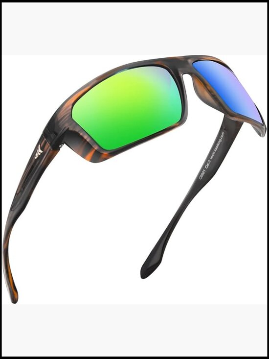 Polarized Sport Sunglasses with UV Protection for Driving Fishing Cycling